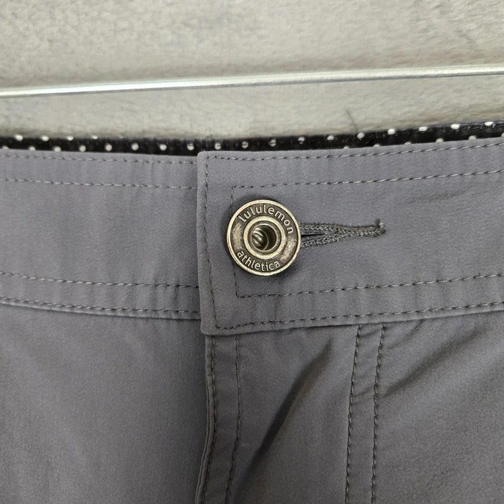 Lululemon Kahuna Shorts Mens 32 Gray Chino Golf Performance Athletic Sport